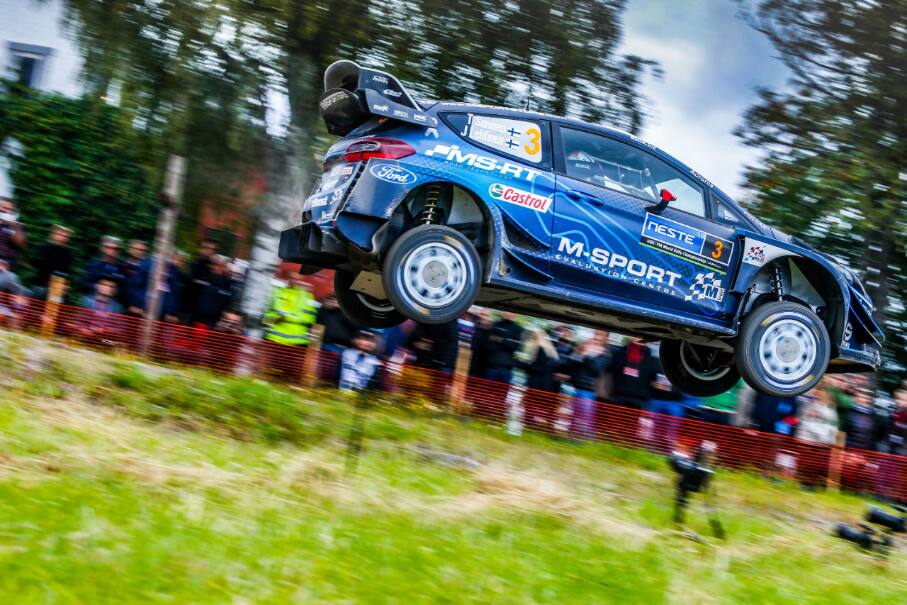 Teemu Suninen (eighth) led the M-Sport Fiestas in World Rally Championship action at Rally Finland. Teemu Suninen (eighth) led the M-Sport Fiestas in World Rally Championship action at Rally Finland.